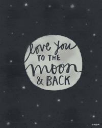 Moon & Back | Obraz na stenu
