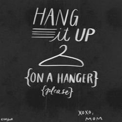 Hang It Up | Obraz na stenu