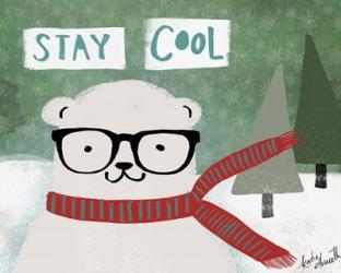 Hipster Bear Stay Cool | Obraz na stenu