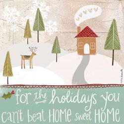 Home Sweet Home for the Holidays | Obraz na stenu