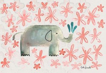 Floral Elephant | Obraz na stenu