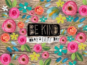 Be Kind Wood Background | Obraz na stenu