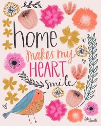 Home Makes My Heart Smile | Obraz na stenu