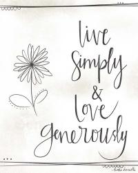 Love Generously | Obraz na stenu