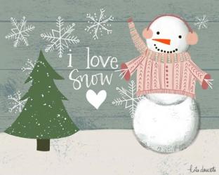 I Love Snow | Obraz na stenu