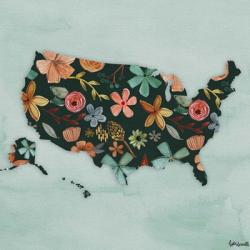 Floral America III | Obraz na stenu