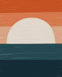 Teal Orange Sunset | Obraz na stenu