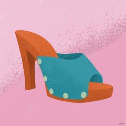 Blue Heel | Obraz na stenu