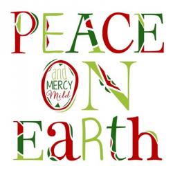 Peace on Earth on White | Obraz na stenu