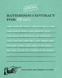 Bathroom Contract | Obraz na stenu