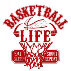 Basketball Life Red | Obraz na stenu