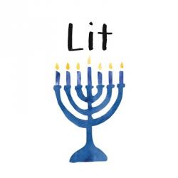 Lit Menorah | Obraz na stenu