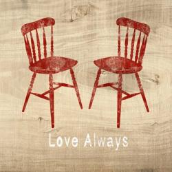 Love Always Chairs | Obraz na stenu