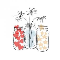 Three Full Jars | Obraz na stenu