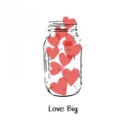 Love Big | Obraz na stenu