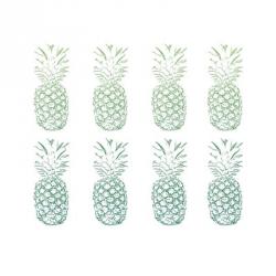 Green Ombre Pineapples | Obraz na stenu