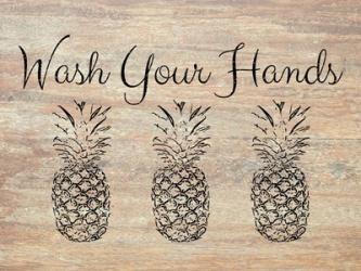 Wash Your Hands on Wood | Obraz na stenu