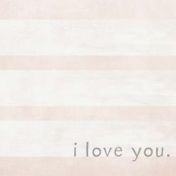 I Love You - Peach | Obraz na stenu