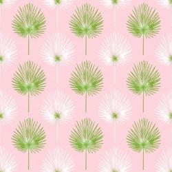 Tropical Leaves on Pink II | Obraz na stenu