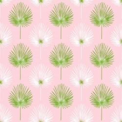 Tropical Leaves on Pink II | Obraz na stenu