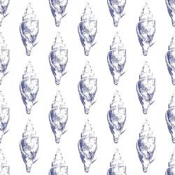 Blue Shells  on White III | Obraz na stenu