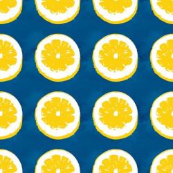 Lemons on Blue II | Obraz na stenu