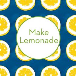 Make Lemonade on Blue | Obraz na stenu