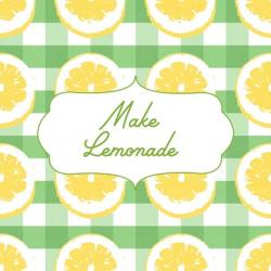Make Lemonade on Green | Obraz na stenu