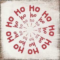 Ho Ho Ho on Wood | Obraz na stenu