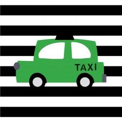 Bright Green Taxi | Obraz na stenu
