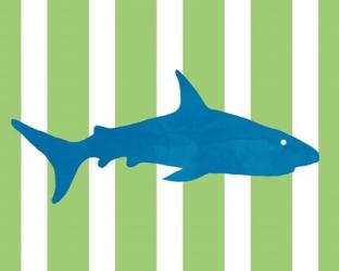 Blue and Green Shark | Obraz na stenu