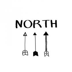 North with Arrows | Obraz na stenu