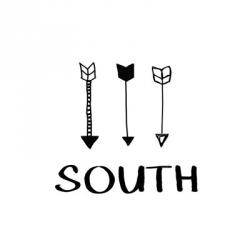 South with Arrows | Obraz na stenu