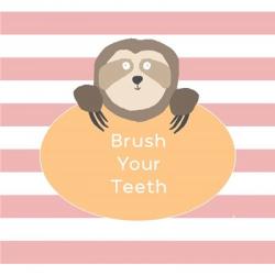 Brush Your Teeth Sloth | Obraz na stenu