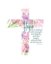 Hope Cross Proverb | Obraz na stenu