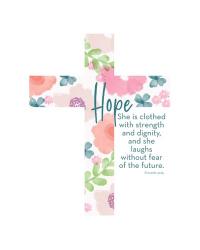 Hope Cross Proverb II | Obraz na stenu