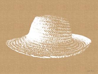 Burlap and White Sunhat | Obraz na stenu