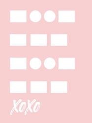 XOXO - Pink | Obraz na stenu