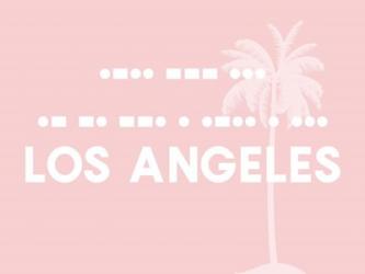 Los Angels - Pink Palm | Obraz na stenu