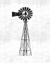Black and White Windmill | Obraz na stenu