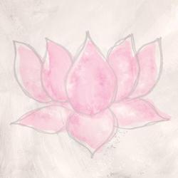 Pink Lotus II | Obraz na stenu