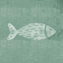 Dash Fish on Beachglass | Obraz na stenu