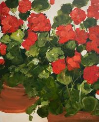 Red Geraniums | Obraz na stenu