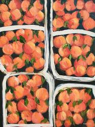 Farmer's Market Peaches | Obraz na stenu