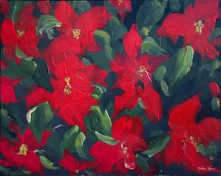 Red Poinsettias | Obraz na stenu