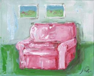 Pink Chair | Obraz na stenu