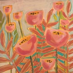 Flowers and Blue Sky | Obraz na stenu