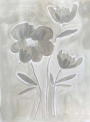 Grey Flowers | Obraz na stenu