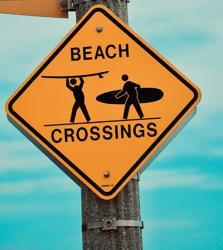 Beach Crossing | Obraz na stenu