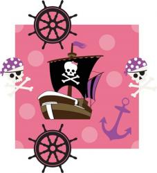 Ahoy Pirate Girl I | Obraz na stenu